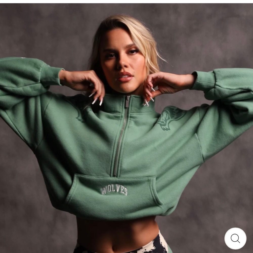 Darc Sport Green Half-Zip Sweatshirt